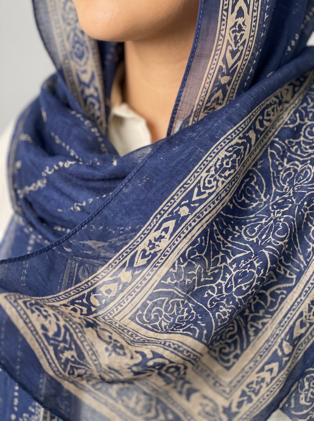 Modal Navy queen Scarf