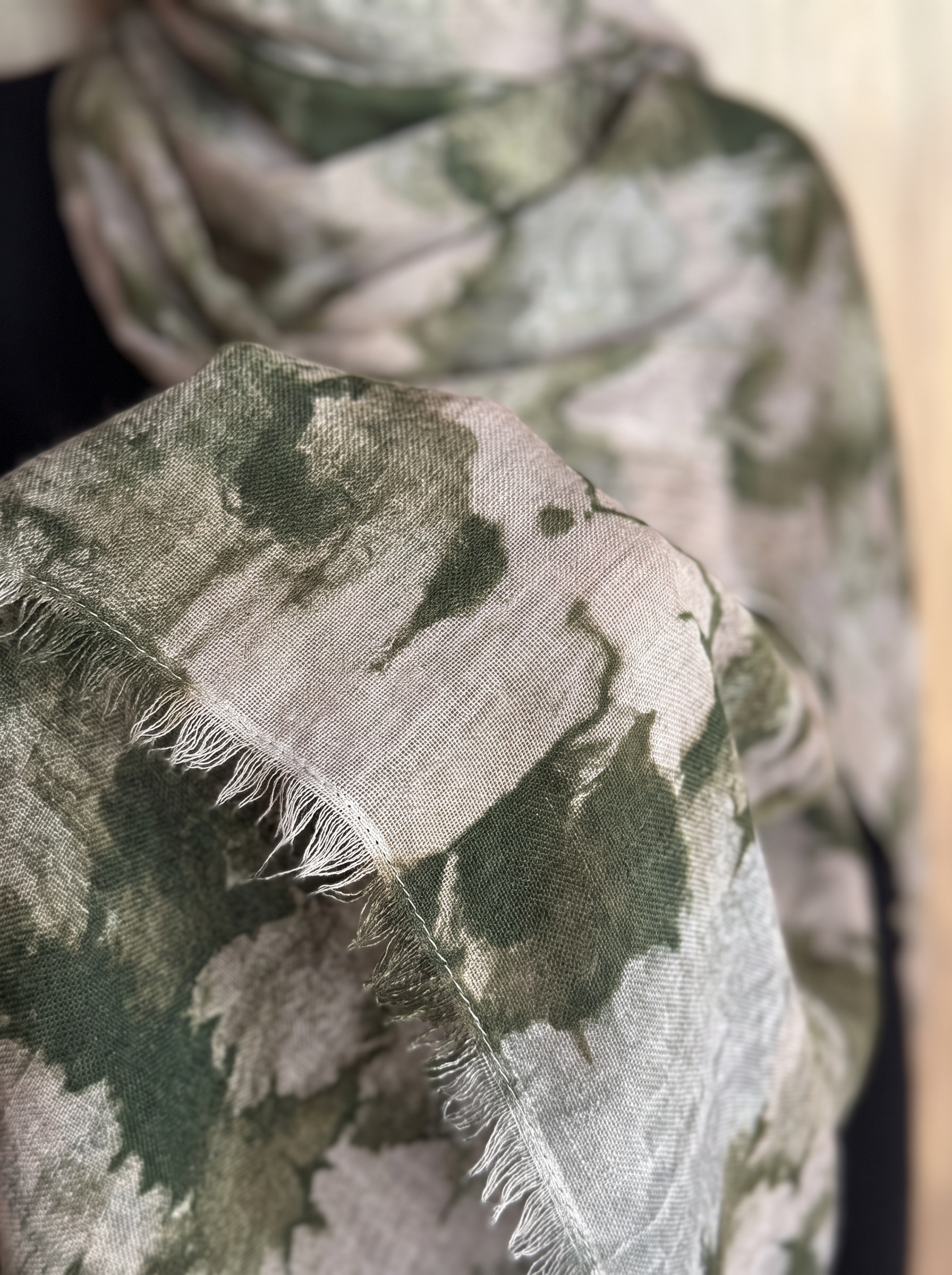 Olive mirage Modal Scarf