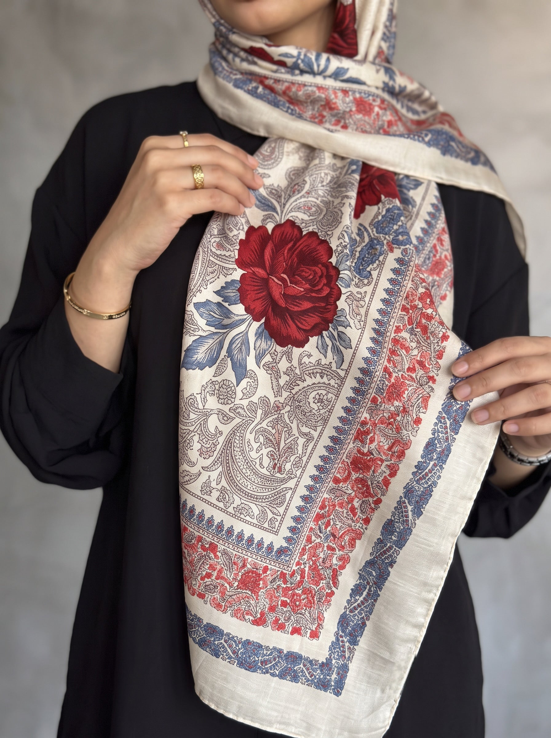 Modal Mulan Rouge Scarf