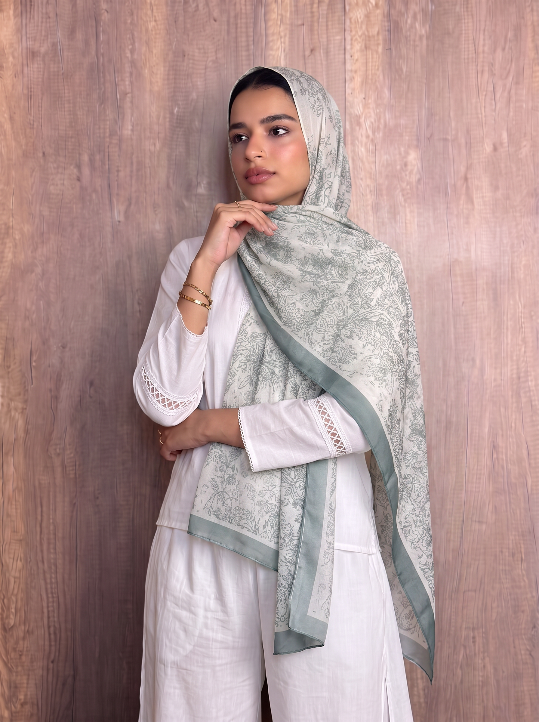 Chiffon Garden Scarf
