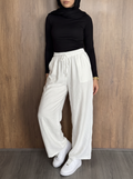 White linen Pants