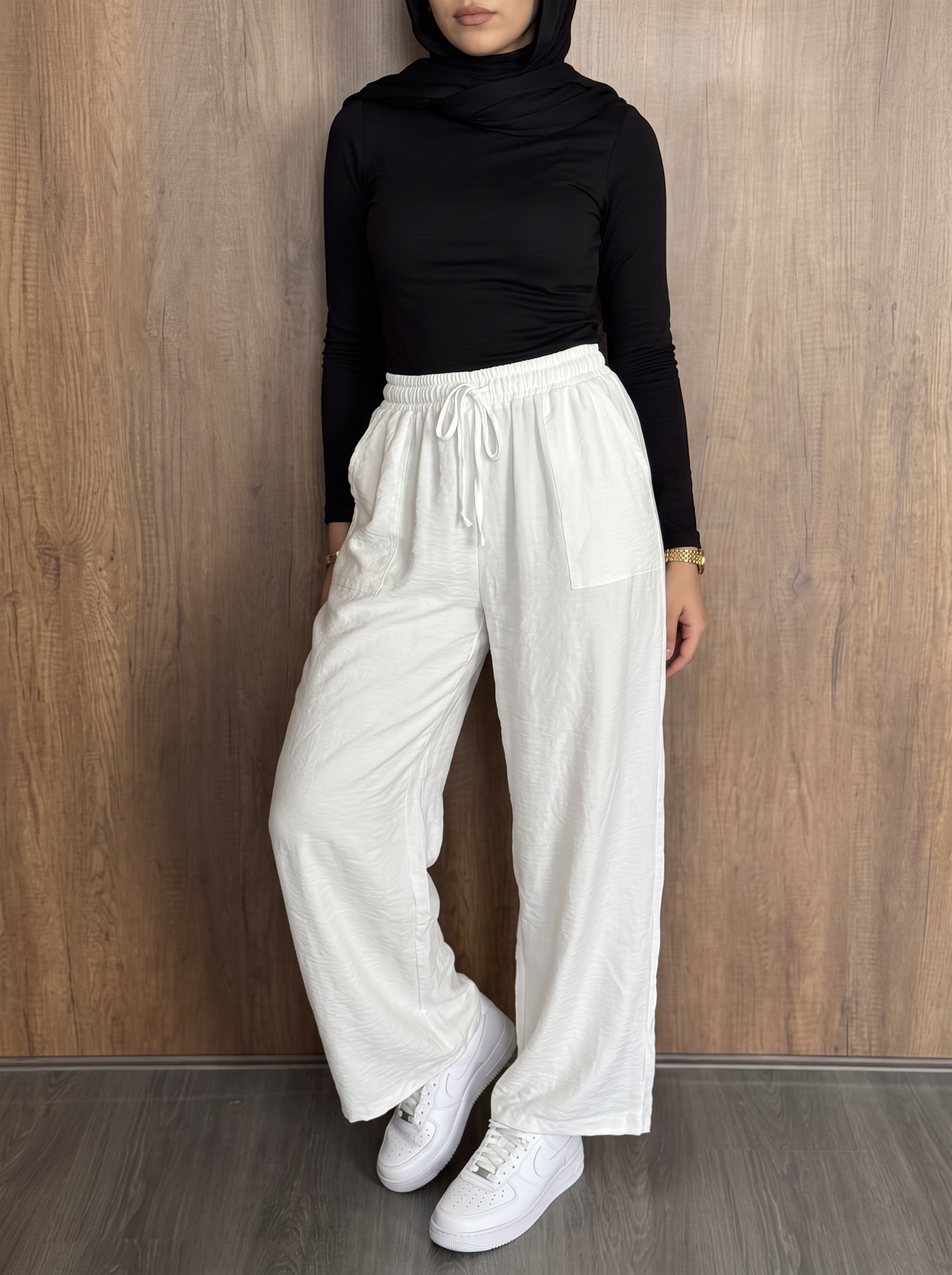 White linen Pants