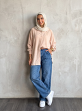 Linen beige Long Shirt