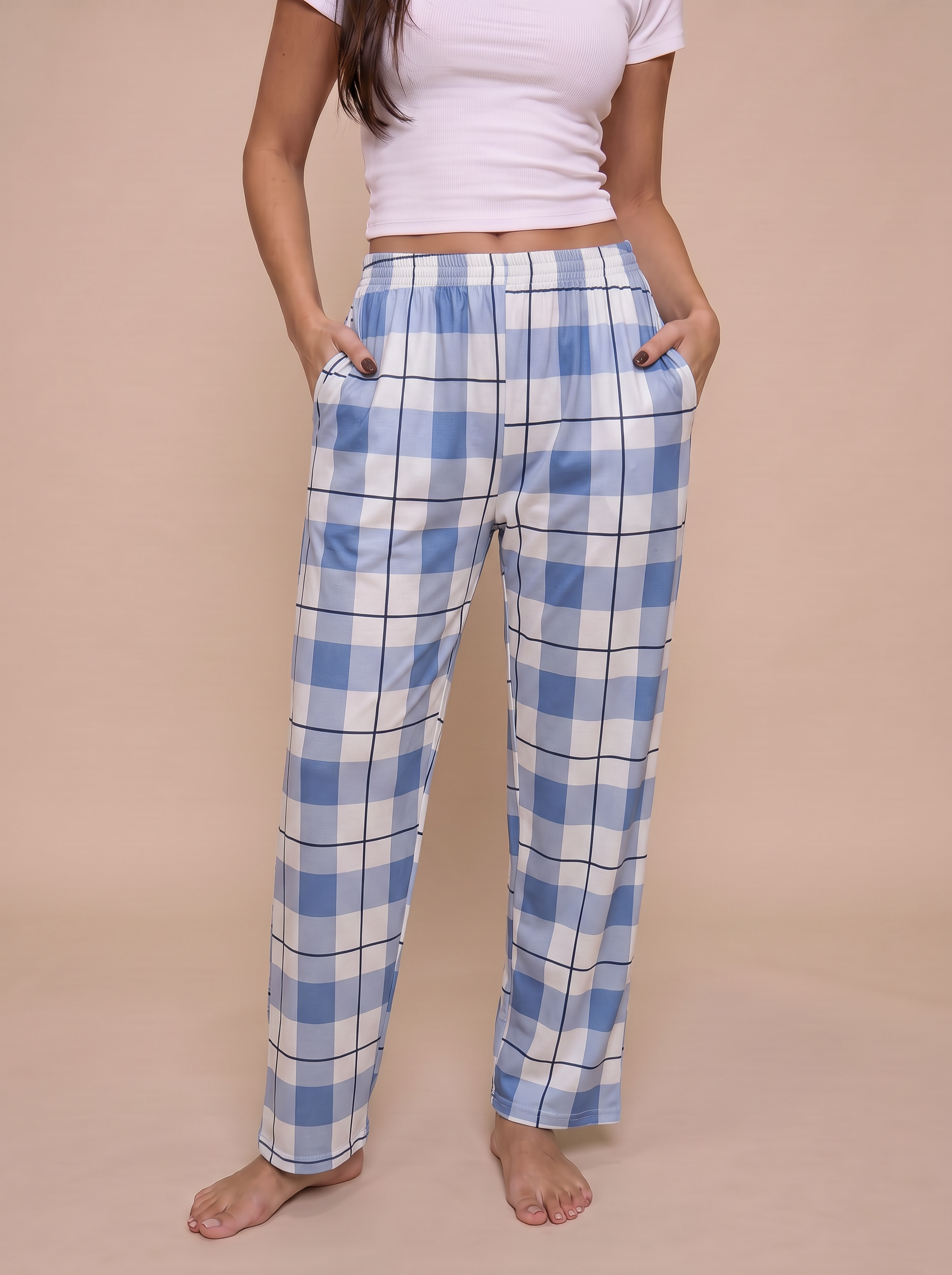 Baby blue careaux pants