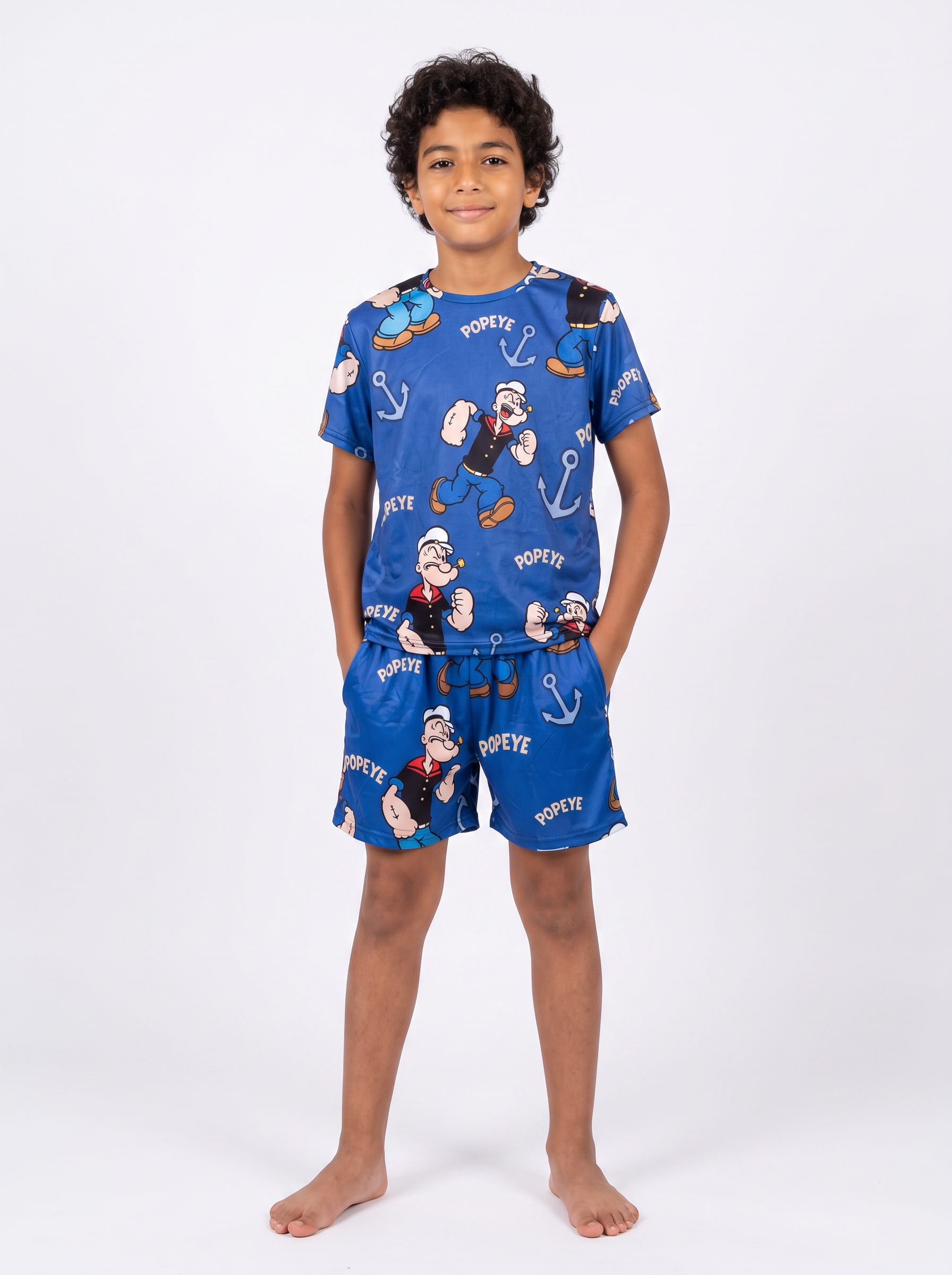 Popeye Half sleeves and short set