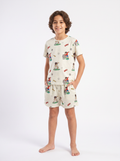 Captain maged Half sleeves and short set