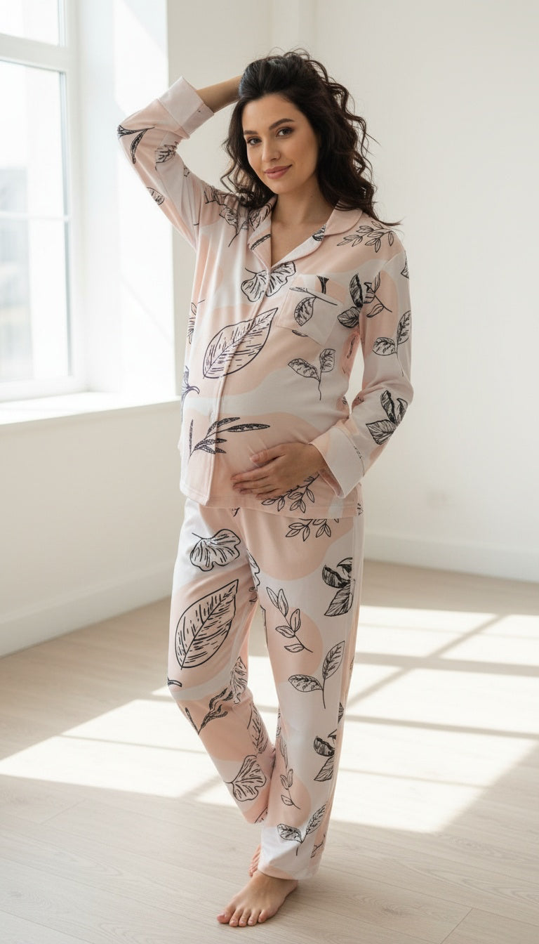 Simon shades buttoned set