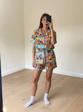 Donald duck buttoned set