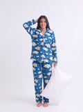 Cloud buttoned set